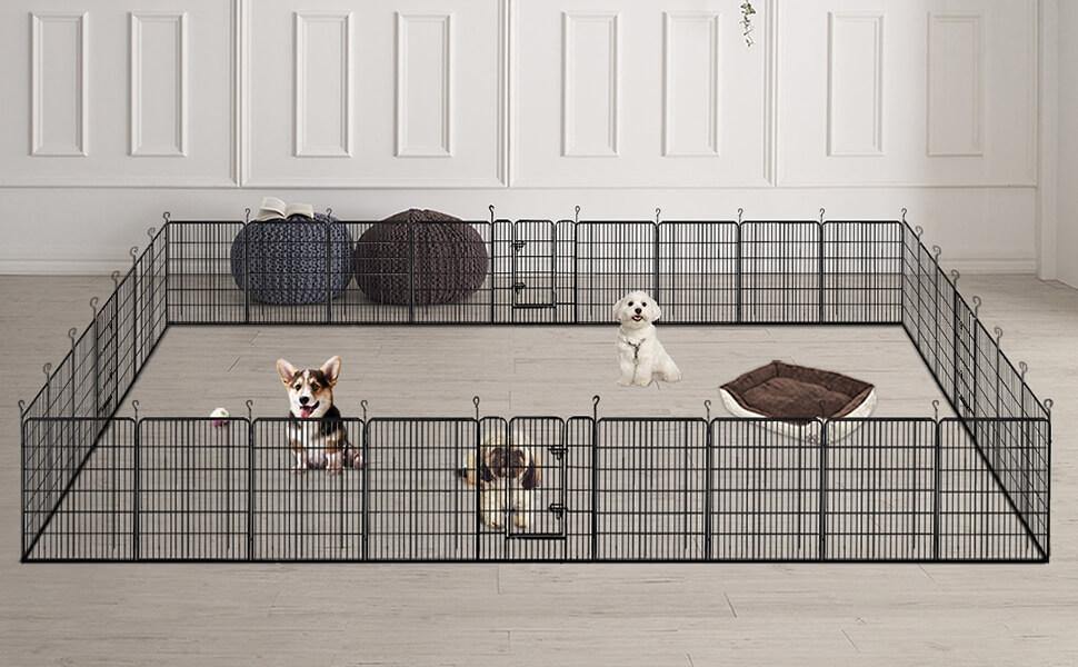 Yaheetech Dog Playpen 16 Panels 40 Inch - Image 8