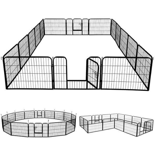 Yaheetech Dog Playpen 32 Panels 24 Inch - Image 4