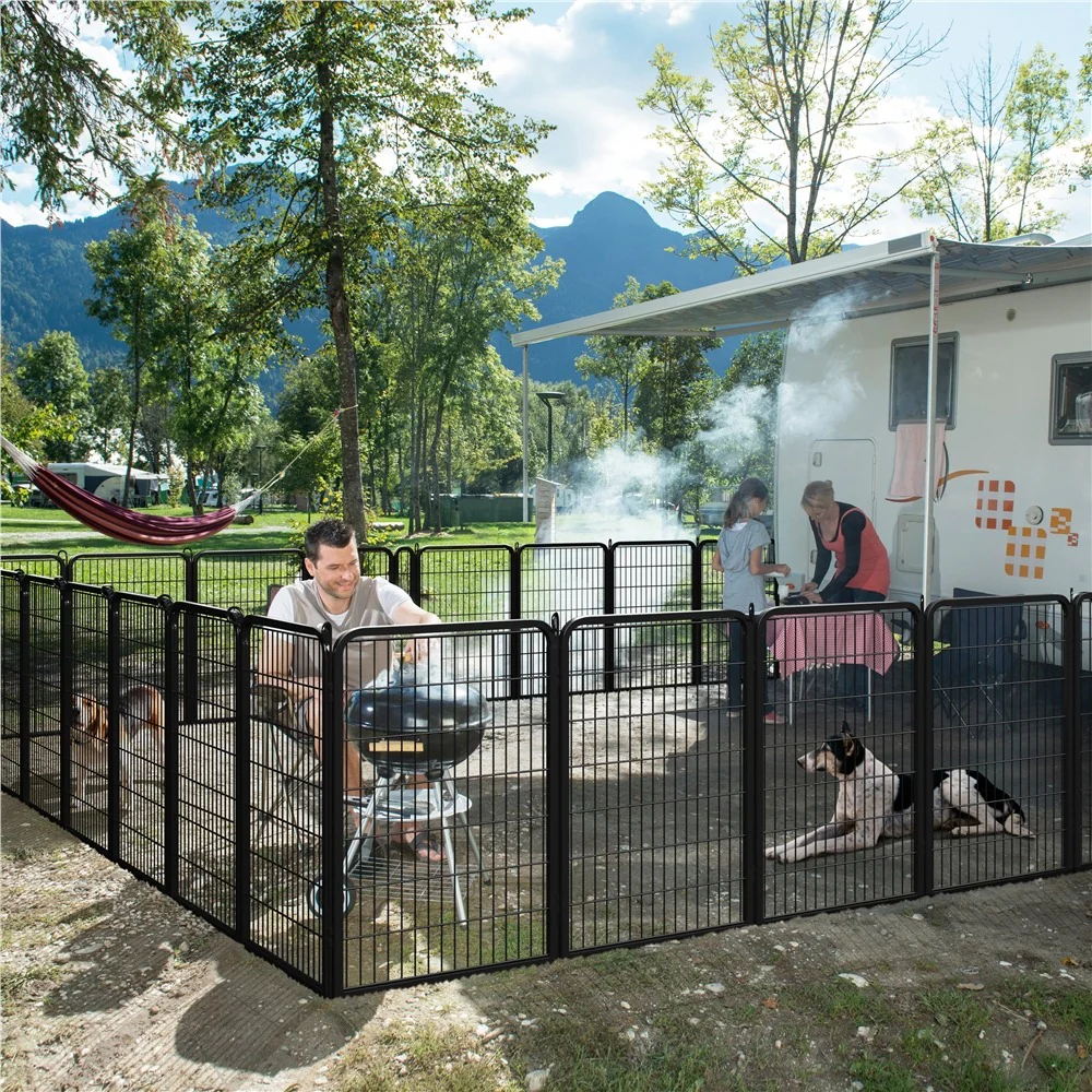Yaheetech 39.5″ Tall, 8 Panels Dog Playpen - Image 8