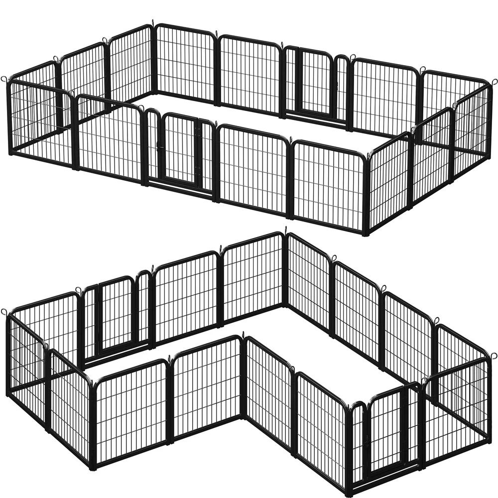 Yaheetech Dog Playpen Outdoor, 24 inch 16/12 Panels - Image 2