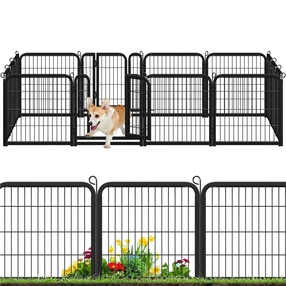 Yaheetech Dog Playpen Outdoor, 24 inch 16/12 Panels - Image 5