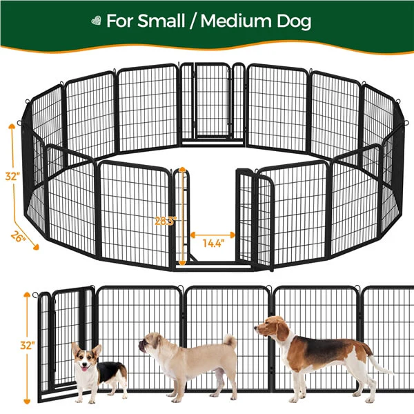 Yaheetech Dog Playpen Outdoor - Image 3