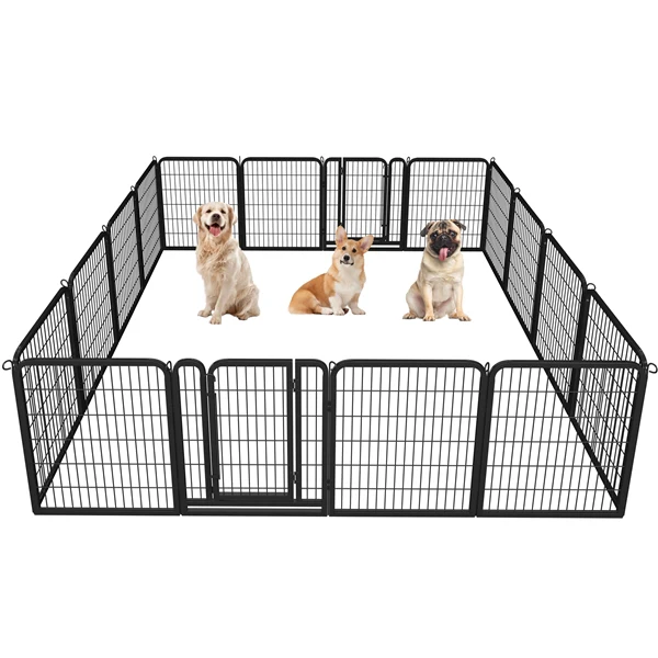 Yaheetech Dog Playpen Outdoor, 32 inch 8/12 Panels - Image 5
