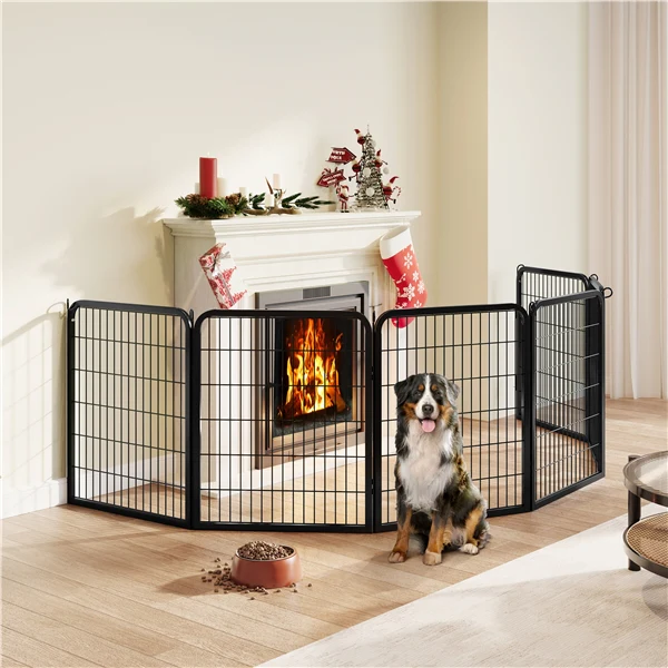 Yaheetech Dog Playpen Outdoor, 32 inch 6 Panels - Image 4