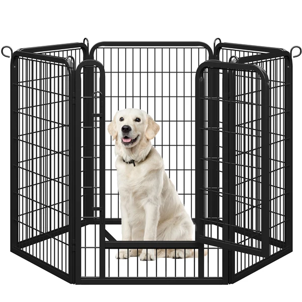 Yaheetech 39.5″ Tall 2/6 Panels Dog Playpen - Image 3