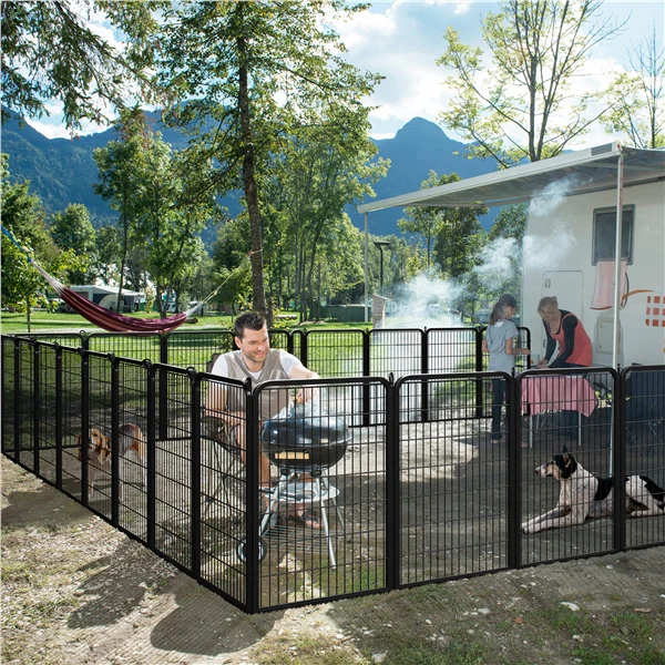 Yaheetech 39.5″ Tall 2/6 Panels Dog Playpen - Image 6
