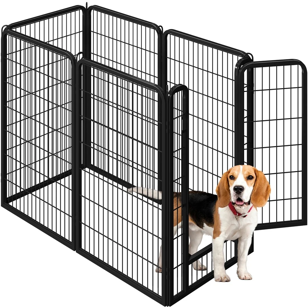 Yaheetech 47.5″ Tall 6/8 Panels Dog Playpen Outdoor - Image 2