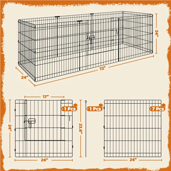 Yaheetech Dog Playpen Panels - Image 3