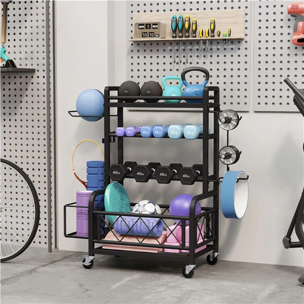 Yaheetech Dumbbell Rack Yoga Mat Storage Rack - Image 9