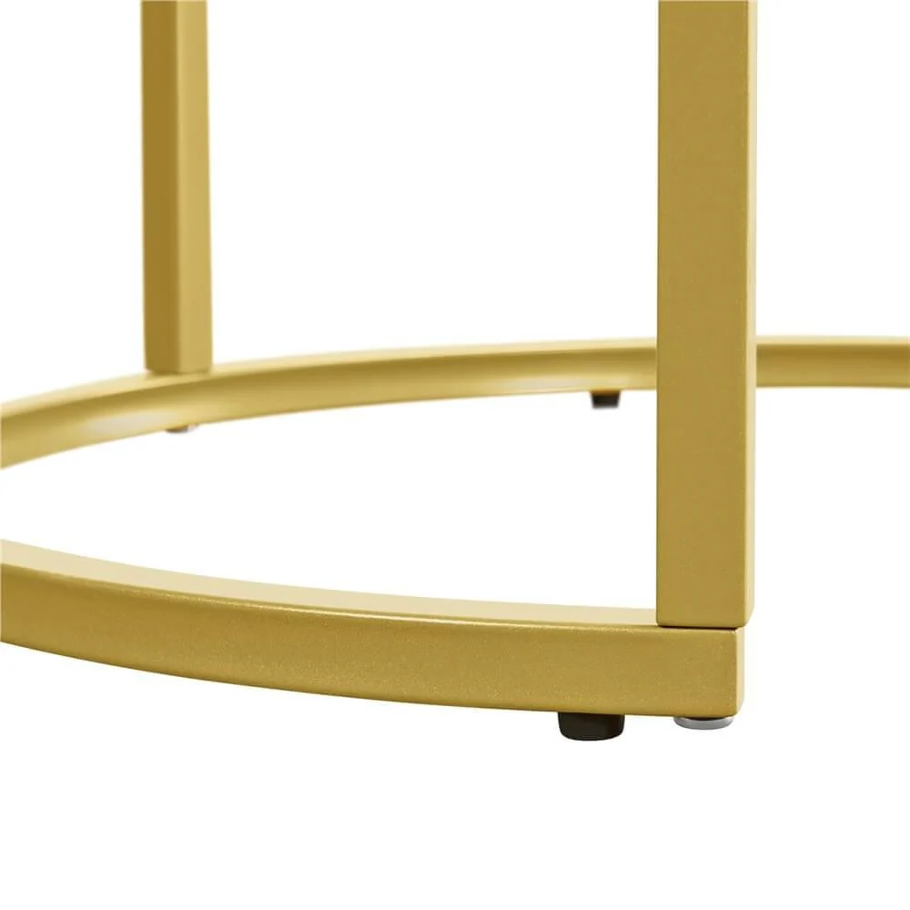 Yaheetech End Table Set Gold - Image 7