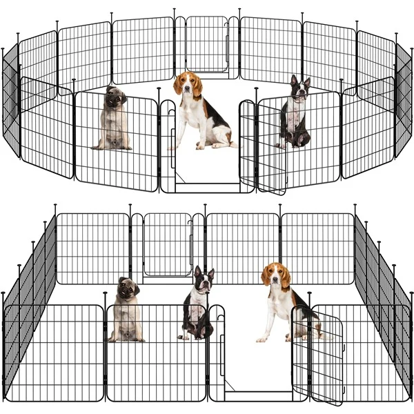 Yaheetech Expandable Dog Playpen, 16 Panel 24/32 inch - Image 2