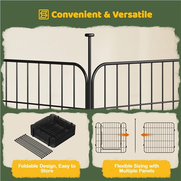 Yaheetech Expandable Dog Playpen, 16 Panel 24/32 inch - Image 8