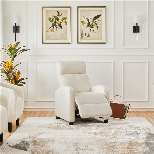 Yaheetech Fabric Pushback Recliner Chair - Image 8