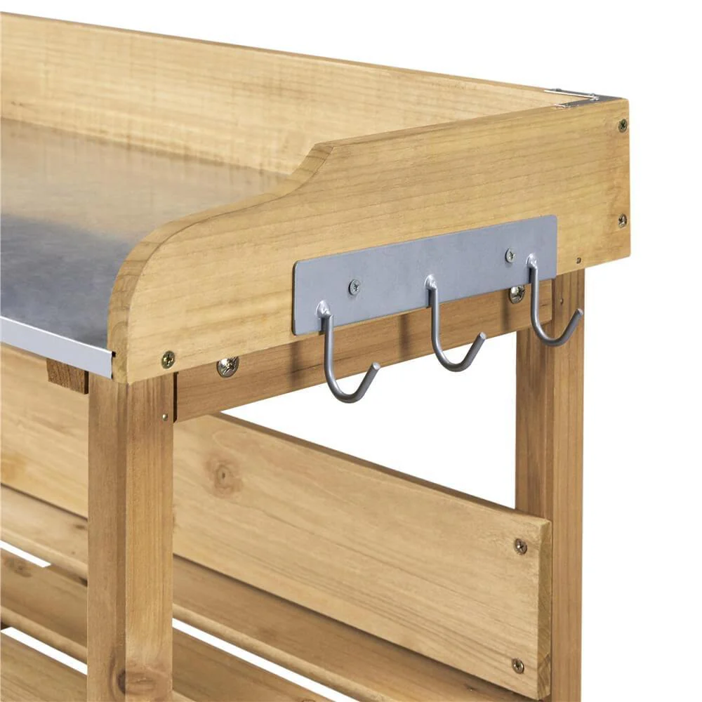 Yaheetech Firwood Potting Bench - Image 5