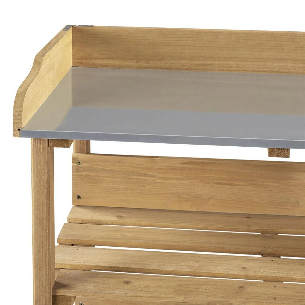 Yaheetech Firwood Potting Bench - Image 9