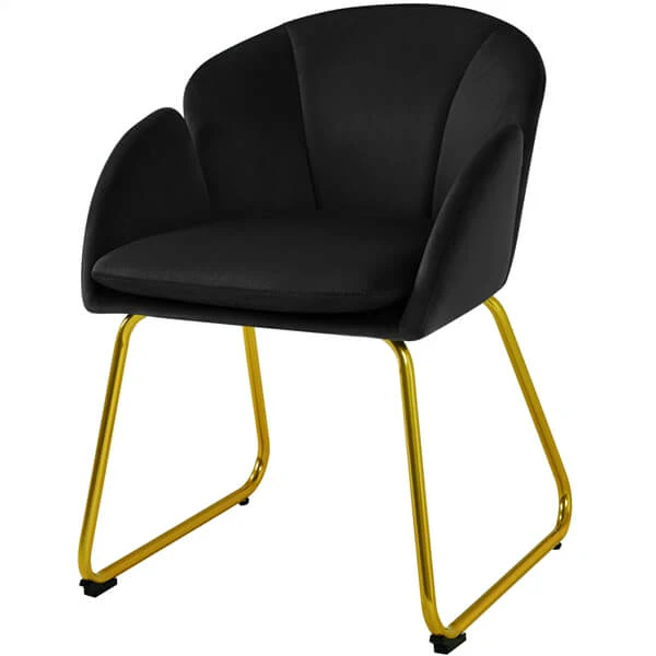 Yaheetech Flower Shape Velvet Armchair - Image 6
