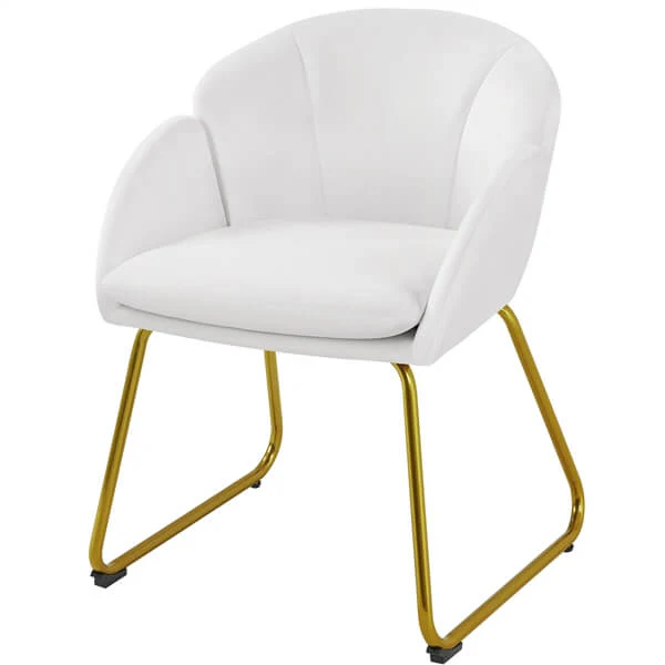 Yaheetech Flower Shape Velvet Armchair - Image 8