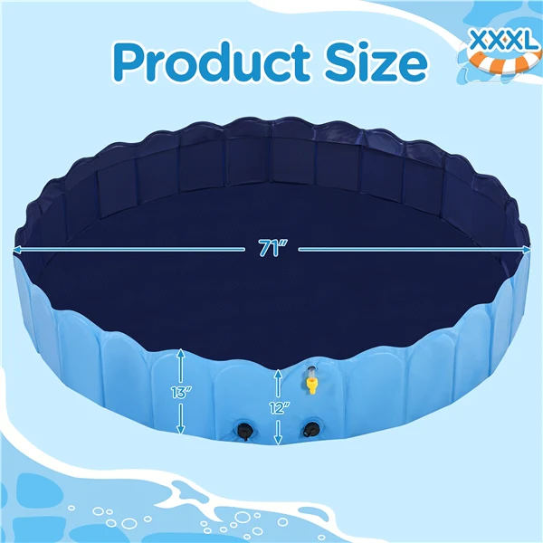 Yaheetech Foldable Dog Bath Pool - Image 4