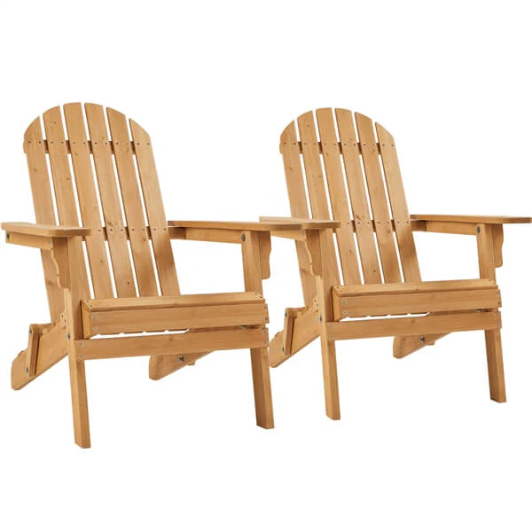 Yaheetech Folding Adirondack Chair Set of 2 - Image 5