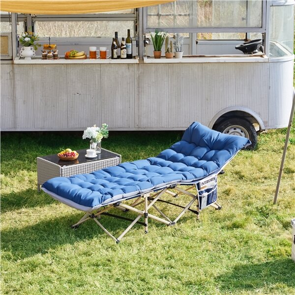 Yaheetech Folding Camping Cot Portable Outdoor Bed for Adults