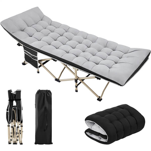 Yaheetech Folding Camping Cot Portable Outdoor Bed for Adults - Image 3