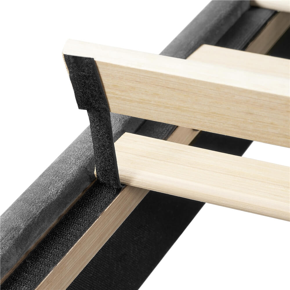 Yaheetech Full Size Upholstered Bed Frame - Image 5