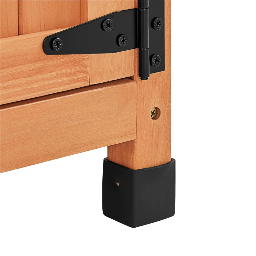 Yaheetech Outdoor Garden Patio Wooden Storage Cabinet - Image 7