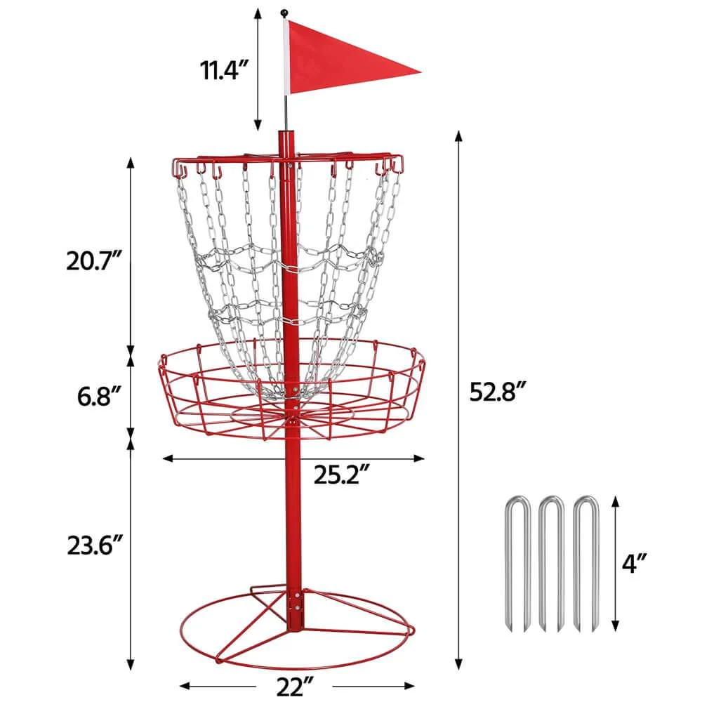 Yaheetech Golf Goal Basket 12-Chain - Image 3