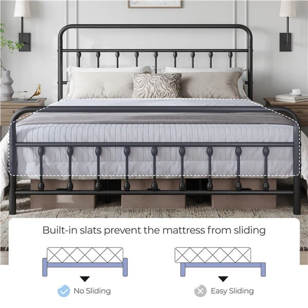 Yaheetech Iron Bed Frame - Image 15