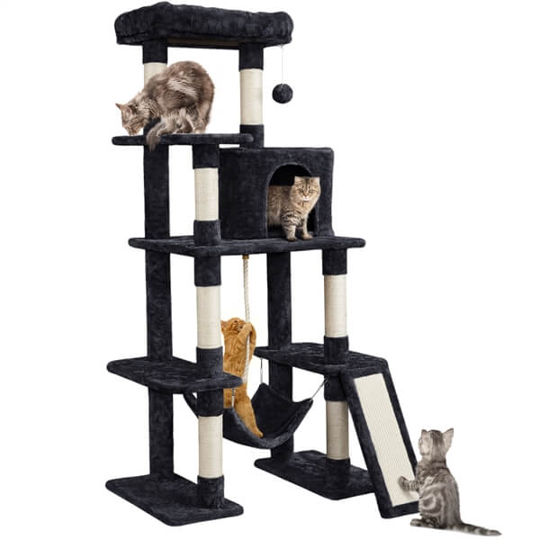 Yaheetech Large Cat Tower 63 inch - Image 3