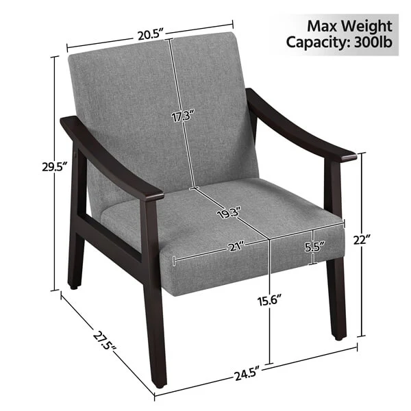 Yaheetech Accent Chair - Image 3