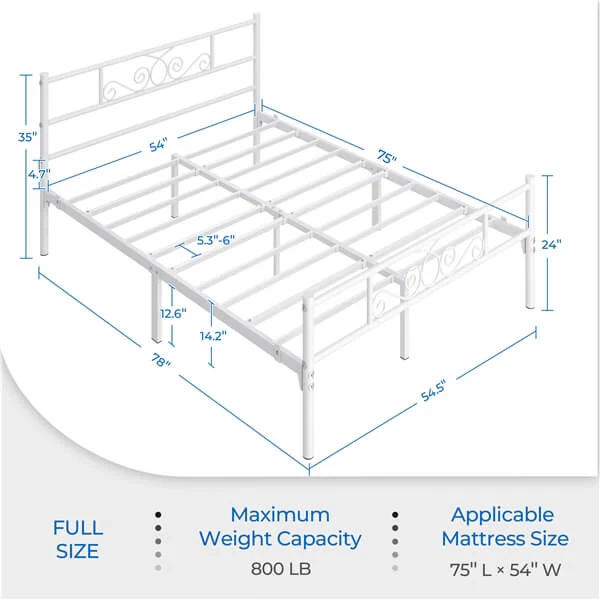 Yaheetech Metal Bed Frame - Image 7