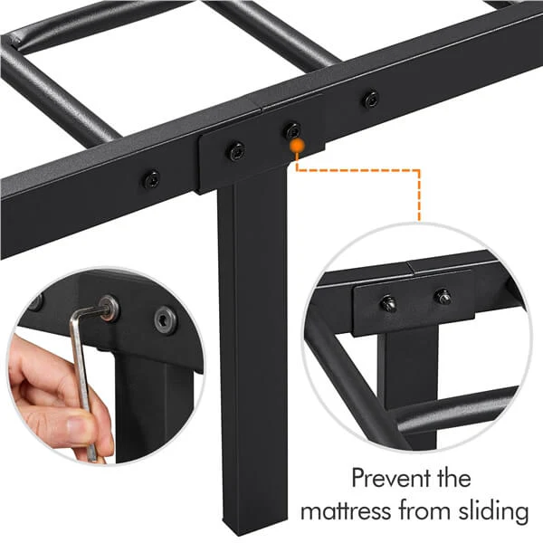 Yaheetech Metal Platform Bed Frame - Image 12