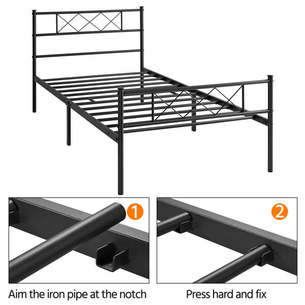 Yaheetech Metal Platform Bed Frame - Image 13