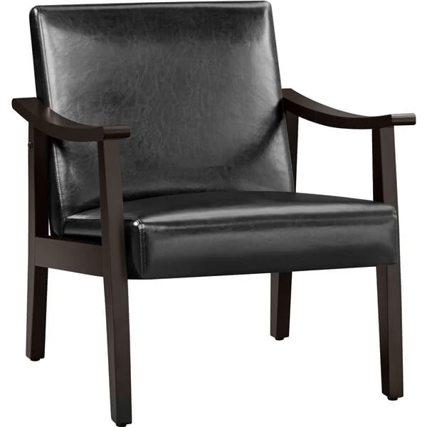 Yaheetech PU Leather Accent Chair - Image 5