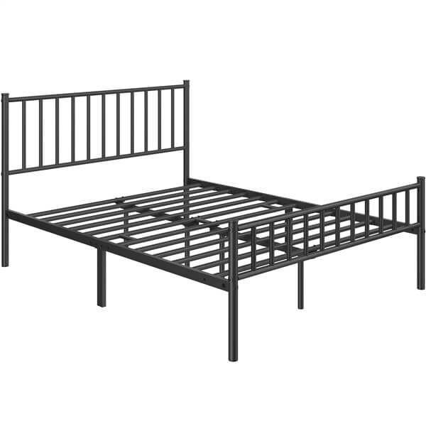 Yaheetech Minimalist Metal Bed Frame with Spindle Headboard and Footboard - Image 4