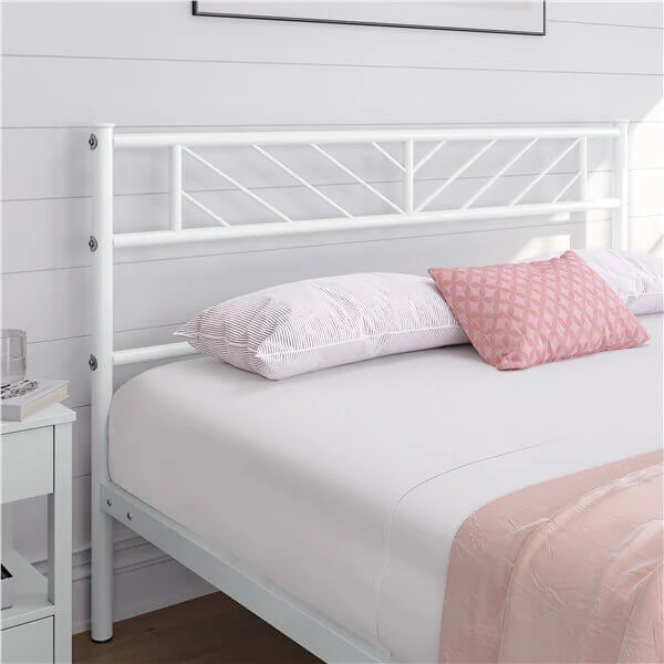 Yaheetech Minimalist Metal Platform Bed with Arrow Design - Image 8
