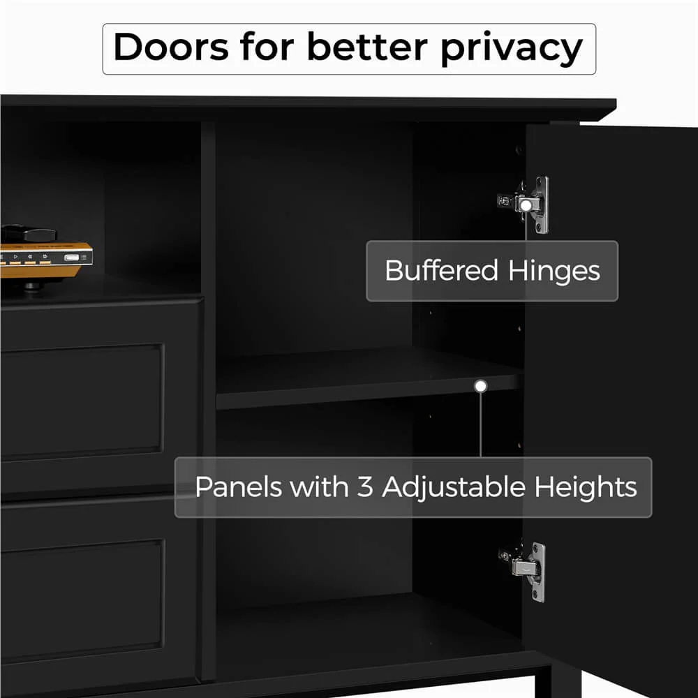 Yaheetech TV Stand with Storage for TVs up to 65 inch - Image 5