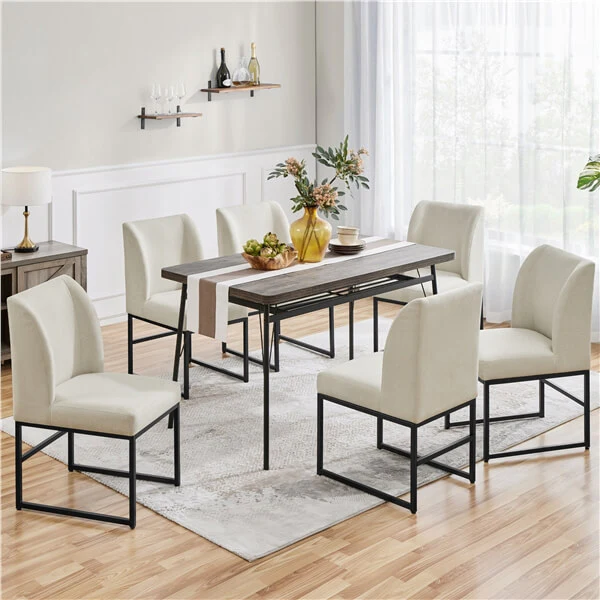 Yaheetech Modern Dining Room Chairs Stylish Kitchen Chairs - Image 8