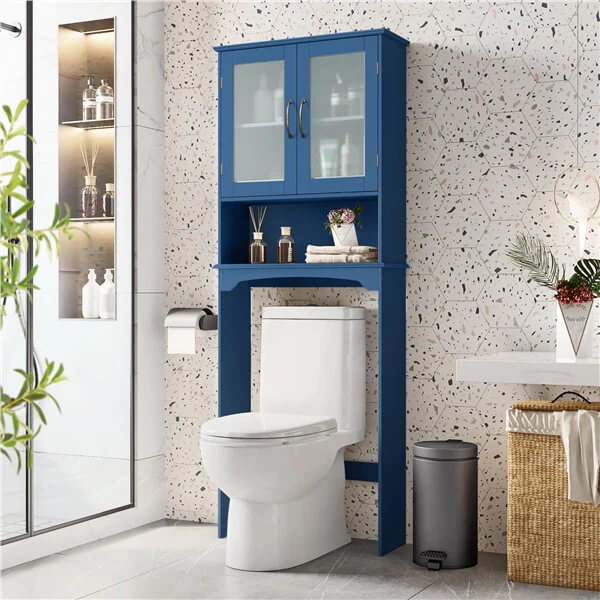 Yaheetech Modern Over The Toilet Storage Cabinet - Image 8
