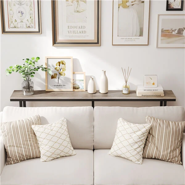 Yaheetech Narrow Console Table with Sturdy Metal Frame - Image 11