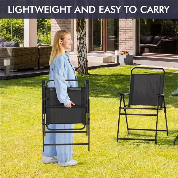 Yaheetech Outdoor Folding Patio Chairs Set of 4 - Image 10