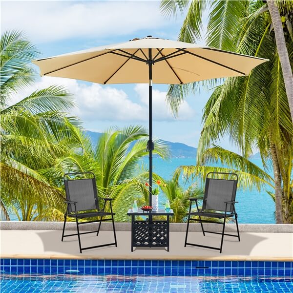 Yaheetech Outdoor Folding Patio Chairs Set of 4 - Image 18