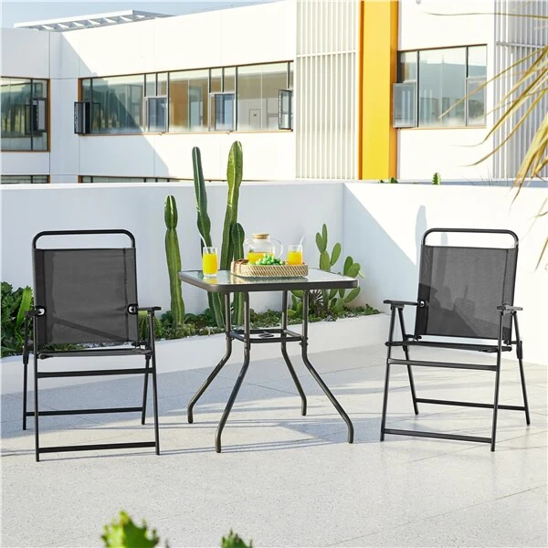 Yaheetech Outdoor Folding Patio Chairs Set of 4 - Image 19