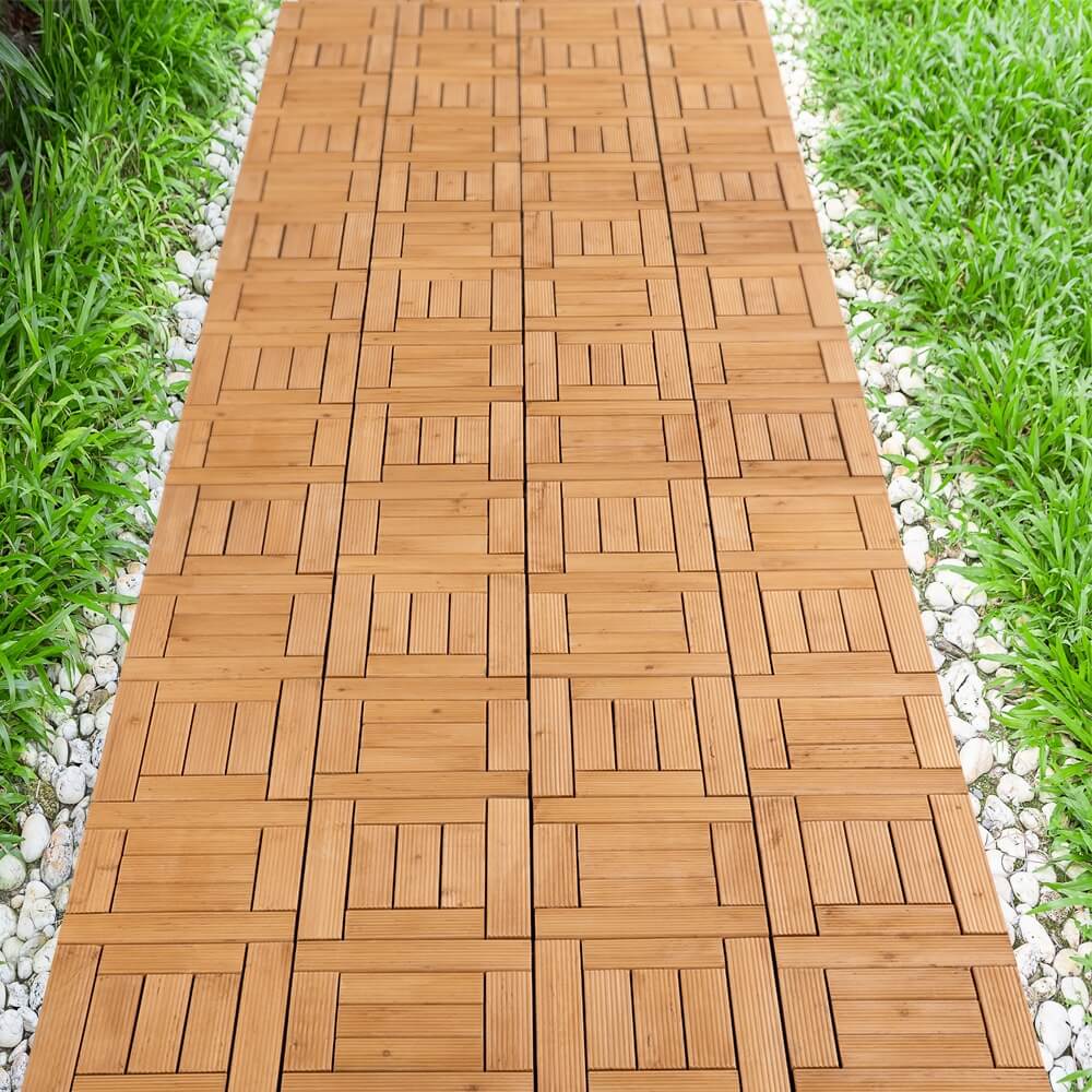 Yaheetech Outdoor Tiles Patio Tiles 27pcs - Image 6