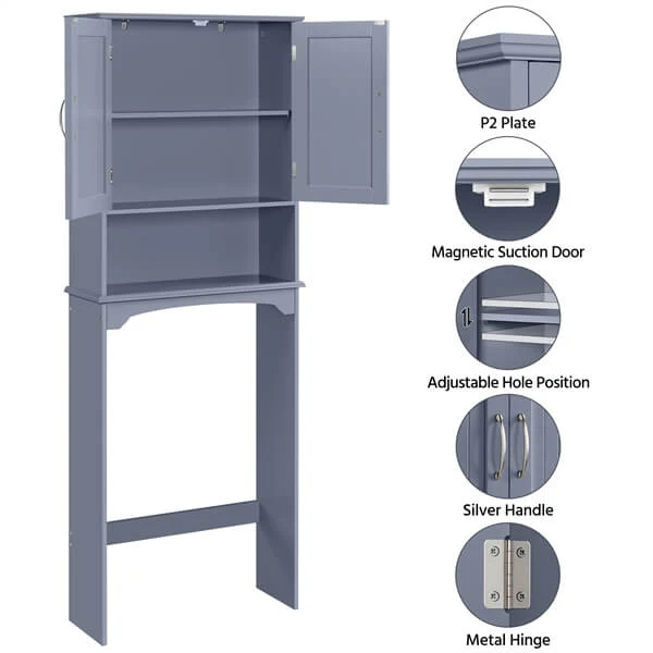 Yaheetech Over The Toilet Bathroom Cabinet - Image 6