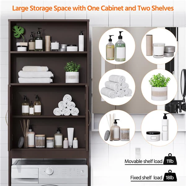 Yaheetech Over The Toilet Storage - Image 7
