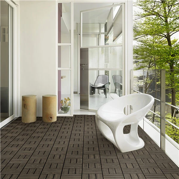 Yaheetech Pack of 27 Fir Wood Flooring Tiles - Image 10