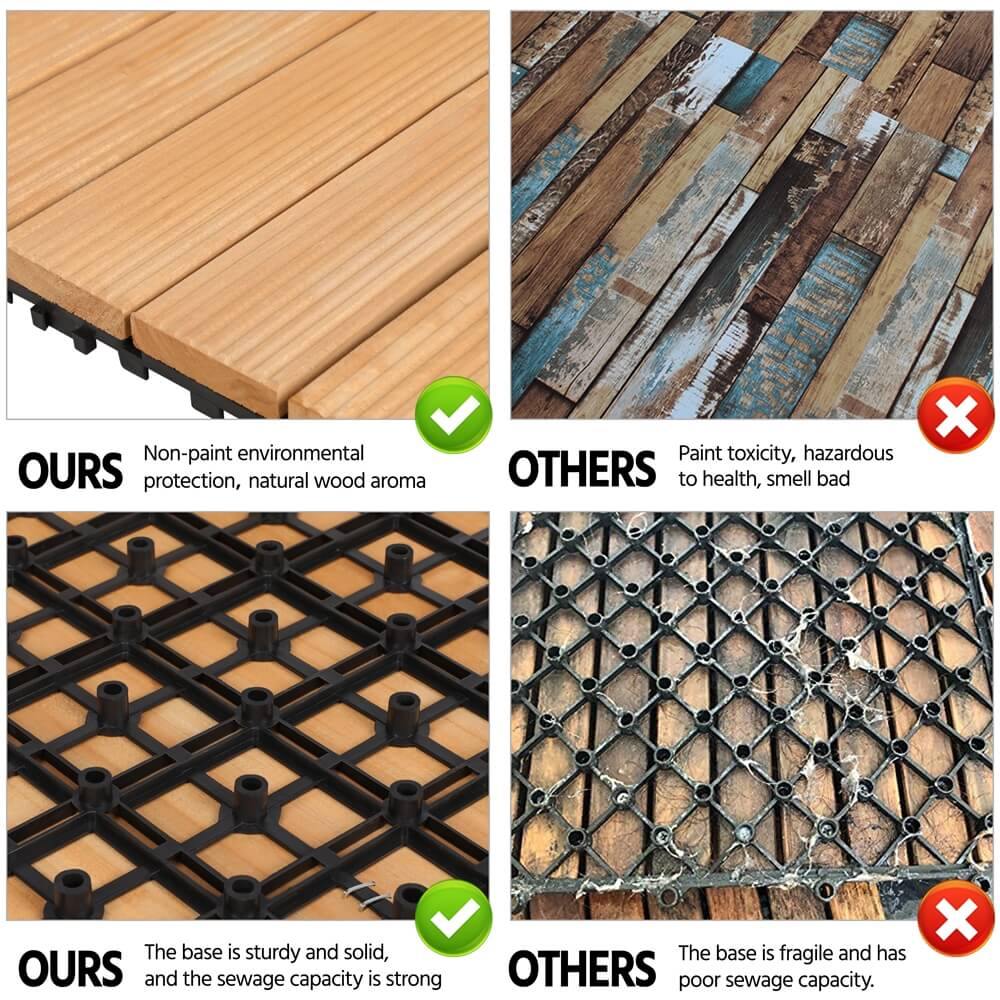 Yaheetech Patio Deck Tiles 27pcs - Image 8