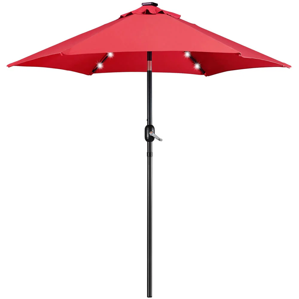 Yaheetech 7.5FT Solar Powered Patio Umbrella - Image 4